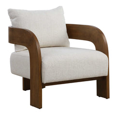 Rowan Ivory Accent Chair - Ornate Home