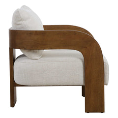 Rowan Ivory Accent Chair - Ornate Home