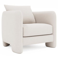 Rowan Ivory Chair Without Pillows - Ornate Home