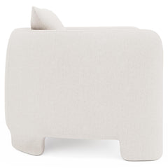 Rowan Ivory Chair Without Pillows - Ornate Home