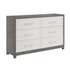 Rowan Ivory/Gray 4-Piece Queen Bedroom Set - Ornate Home