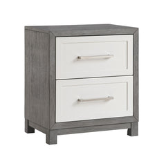 Rowan Ivory/Gray 5-Piece Queen Bedroom Set - Ornate Home