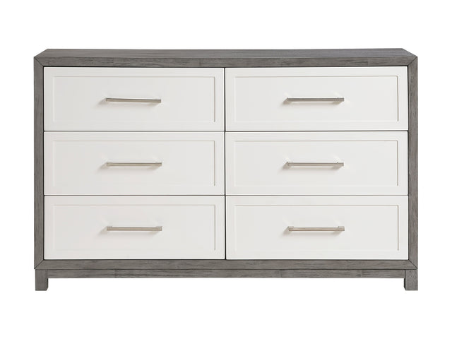 Rowan Ivory / Gray Dresser - Ornate Home