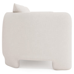 Rowan Ivory Sofa Without Pillows - Ornate Home