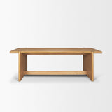 Rowan Light Brown Rectangular Dining Table - Ornate Home