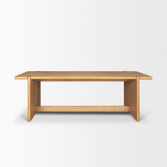 Rowan Light Brown Rectangular Dining Table - Ornate Home