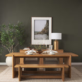 Rowan Light Brown Rectangular Dining Table - Ornate Home