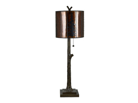 Rowan Oak Brown Table Lamp (Set of 2) - Ornate Home