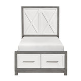 Rowan Silver 4pc Bedroom Set - Ornate Home
