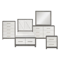 Rowan Silver 5pc Bedroom Set - Ornate Home