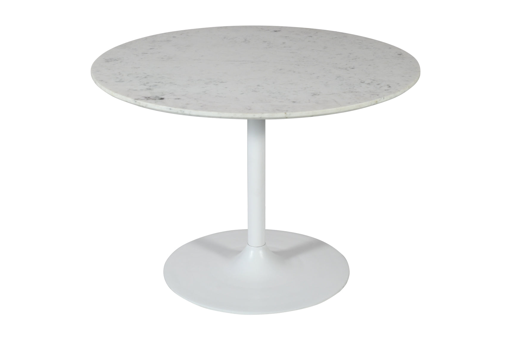 Rowan White 42 Round Marble Dining Table - Ornate Home