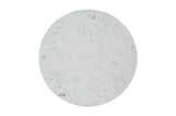 Rowan White 42 Round Marble Dining Table - Ornate Home