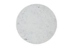 Rowan White 42 Round Marble Dining Table - Ornate Home