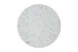 Rowan White/Natural 42 Round Marble Dining Table w/ 4 Landon Chairs - Ornate Home