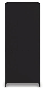 Rowanbeck Black 72" Bookcase - Ornate Home