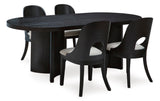 Rowanbeck Black Dining Room Set / 5pc (Online Special Price) - Ornate Home