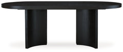 Rowanbeck Black Dining Room Set / 5pc - Ornate Home