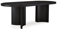 Rowanbeck Black Dining Room Set / 5pc - Ornate Home