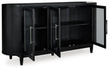 Rowanbeck Black Dining Server (Online Special Price) - Ornate Home