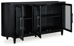 Rowanbeck Black Dining Server - Ornate Home