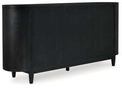 Rowanbeck Black Dining Server - Ornate Home