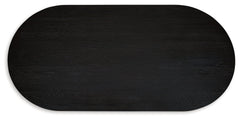 Rowanbeck Black Dining Table - Ornate Home