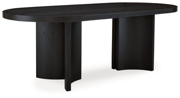 Rowanbeck Black Dining Room Set / 5pc - Ornate Home