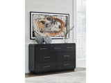 Rowanbeck Black Dresser (Online Special Price) - Ornate Home