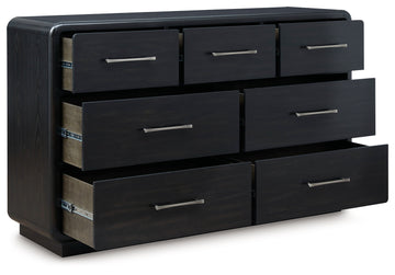 Rowanbeck Black Dresser - Ornate Home
