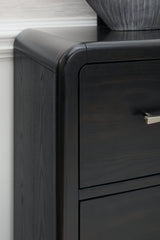 Rowanbeck Black Dresser - Ornate Home