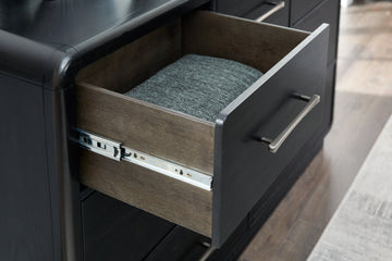Rowanbeck Black Dresser - Ornate Home