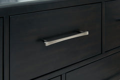 Rowanbeck Black Nightstand - Ornate Home