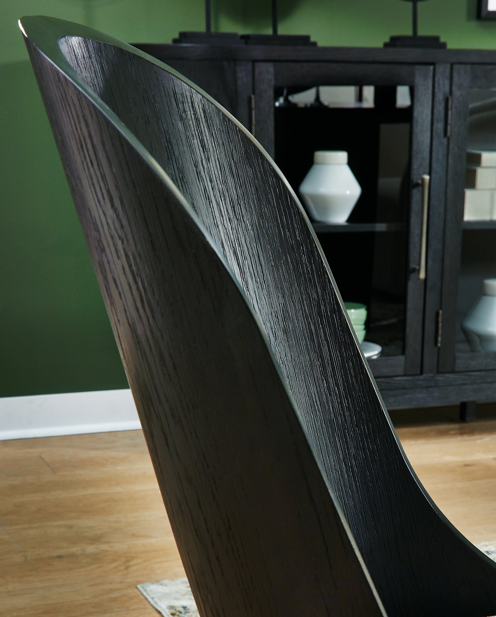 Rowanbeck Gray/Black Dining Table, 2 Arm Chairs and 4 Side Chairs (Online Special Price) - Ornate Home