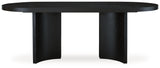 Rowanbeck Gray/Black Dining Table and 4 Chairs - Ornate Home