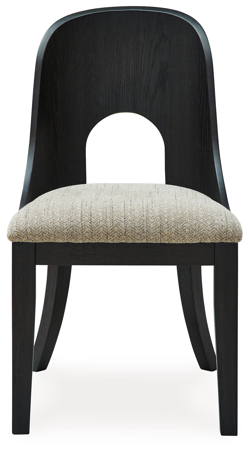 Rowanbeck Gray/Black Dining Table and 6 Chairs - Ornate Home