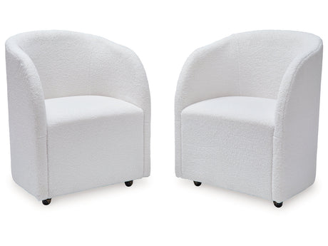 Rowanbeck Ivory Dining Chair (Set of 2) (Online Special Price) - Ornate Home