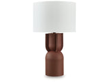 Rowandale Brick Red Table Lamp - Ornate Home