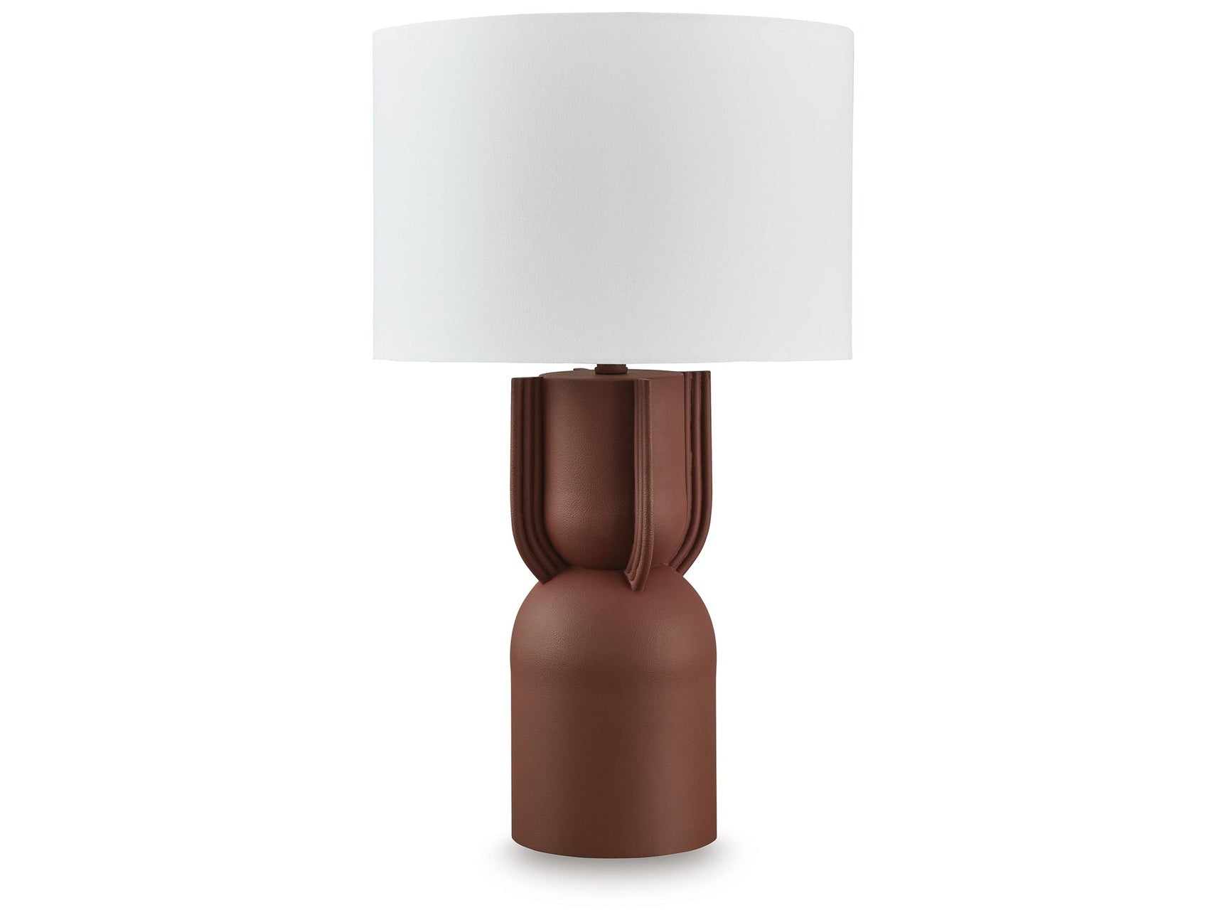 Rowandale Brick Red Table Lamp - Ornate Home