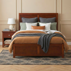 Rowe Brown 1-Drawer Nightstand - Ornate Home