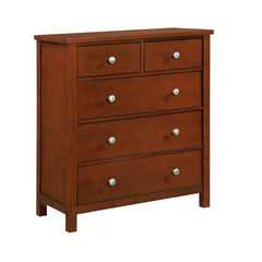 Rowe Brown 5-Drawer Chest - Ornate Home