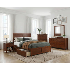 Rowe Brown 5-Drawer Chest - Ornate Home