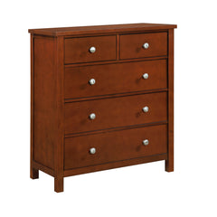 Rowe Brown 5-Drawer Chest - Ornate Home