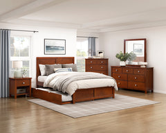 Rowe Brown 5-Drawer Chest - Ornate Home