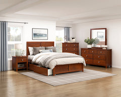Rowe Brown 5-Drawer Chest - Ornate Home