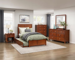 Rowe Brown 5-Drawer Chest - Ornate Home