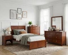 Rowe Brown 5-Drawer Chest - Ornate Home