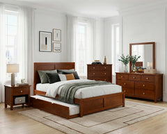 Rowe Brown 5-Drawer Chest - Ornate Home