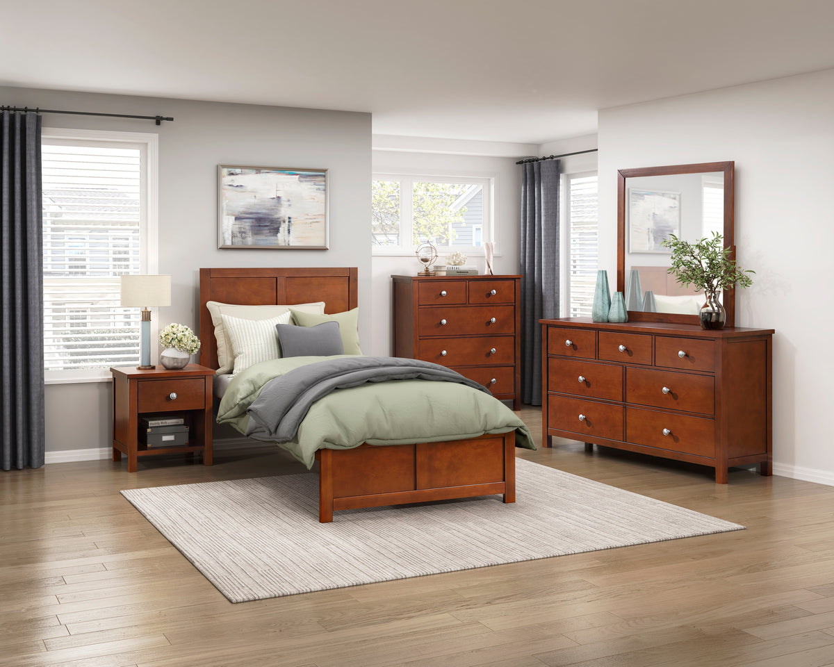 Rowe Brown 7-Drawer Dresser - Ornate Home