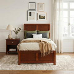 Rowe Brown Twin Platform Bed - Ornate Home