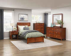 Rowe Brown Twin Platform Bed - Ornate Home